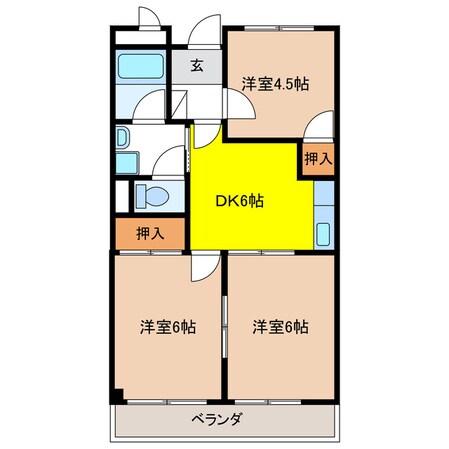 リンピア水主町の物件間取画像